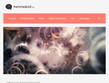 Tablet Screenshot of fremmedord.org